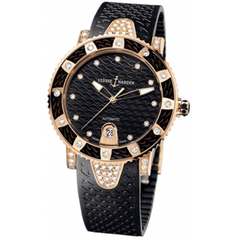 ユリスナルダン スーパーコピー 8106-101EC-3C/12 Lady Marine Diver レディス 腕時計