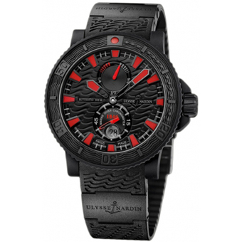 ユリスナルダン スーパーコピー 263-92-3C Maxi Marine Diver Black Sea メンズ 腕時計