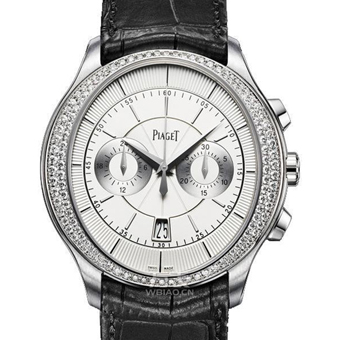 ピアジェ スーパーコピー Black Tie G0A37113 メンズ クロノグラフ ホワイト 自動巻き 腕時計